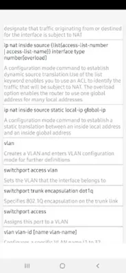 Cisco Commands List android App screenshot 3